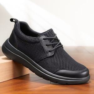 Zapatos de Estilo Deportivo para Hombre, Zapatillas para Caminar Ultraligeras y Transpirables, Talla Grande, Cierre de Cordones de Malla, Absorción de Impactos - Product Image 2