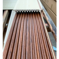 Dekorasi dinding Interior panel dinding bergalur Pvc antiair Harga Murah dikirimkan