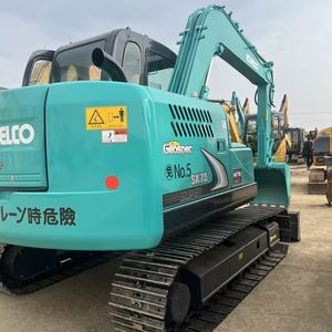 Mini-excavatrice hydraulique à chenilles à bas prix, modèle 2024, 7,5 tonnes, godet de 0,4 m, moteur ISUZU, Kobelco SK75 d'occasion à vendre - Product Image 6