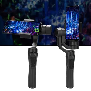 Gimbal Stabilizer Genggam Bermotor 3 Poros, Gimbal Stabilizer Genggam untuk Ponsel Pintar Iphone Android Samsung Galaxy