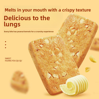 Vente en gros ODM Marque privée 66g Boîte de biscuits au beurre et au jaune d'œuf salé, biscuits croustillants et shortbread