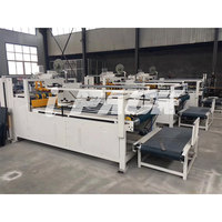 Machine de fabrication de cartons en carton avec pliage et collage semi automatique