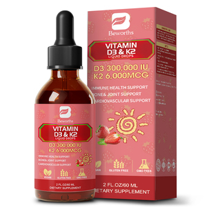Líquido Oral 2 en 1 con Vitamina D y Complejo <span class=keywords><strong>K</strong></span> D3K2 de 60 ml para Adultos |   Apoya la Absorción del Calcio, la Salud Inmunológica y Cardíaca para Mujeres Embarazadas - Product Image 2