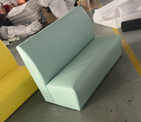 Moderne kommerzielle Restaurant möbel Fast-Food-Restaurant Cafe Stand Sofa Kombination Holz Esszimmers tuhl und Tischset