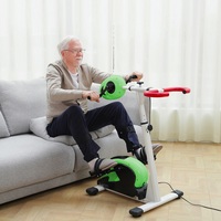 Bicicleta de Rehabilitación Profesional para Fisioterapia de Brazos y Piernas, Mini Bicicleta de Ejercicio con Pedales Eléctricos