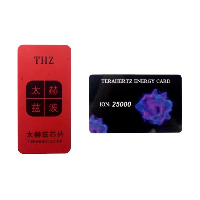 Terahertz Energy Chip Test New One Card Negative Card Quantum Wave Energy Terahertz Chip Detector Card