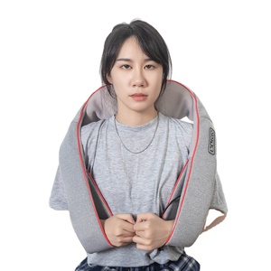 2025 nuevo diseño de moda tejido profundo shiatsu amasado espalda cuello hombro profesional vibración cuerpo masajeador cinturón con calefacción - Product Image 1