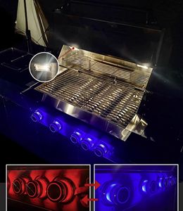 Nouveauté 2026, barbecue rotatif intégré en acier inoxydable noir <span class=keywords><strong>à</strong></span> 5 brûleurs, barbecue au <span class=keywords><strong>gaz</strong></span> GPL personnalisable pour jardin extérieur - Product Image 6