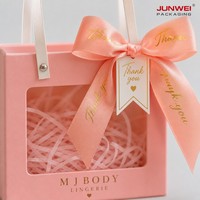 Sac en papier boutique de qualité supérieure avec finition texturée, matériaux recyclés, fermeture éclair et poignée longue pour cadeaux et artisanat