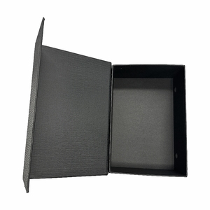 2024 ขายร้อนโลโก้ที่กําหนดเองผ้าพิเศษกระดาษสีดํา lmagenetic กล่องกระดาษแข็งสําหรับบรรจุภัณฑ์กล่องของขวัญ - Product Image 3