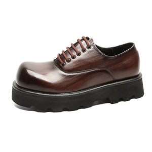 <span class=keywords><strong>Zapatos</strong></span> <span class=keywords><strong>de</strong></span> Vestir Oxford <span class=keywords><strong>de</strong></span> PU con Cordones Negros <span class=keywords><strong>para</strong></span> <span class=keywords><strong>Hombre</strong></span>, Modelo Nuevo 2025, Estilo Elevador, Alta Calidad - Product Image 4