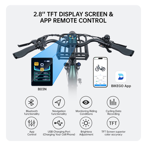 Vélo <span class=keywords><strong>Cargo</strong></span> avec Moteur Bafang, Vélo Électrique avec Freins Hydrauliques, avec Batterie Samsung, pour Livraison - Product Image 2