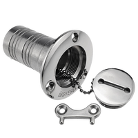 Ventes directes d'usine Quincaillerie polie miroir marin Remplisseur de pont de bateau en acier inoxydable 316 38/50MM avec clé