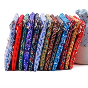 Pochette à bijoux rétro en brocart de style chinois, multicolores, pochette de rangement pour bijoux, petite pochette de luxe - Product Image 5