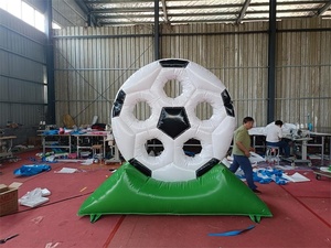 Jeu <span class=keywords><strong>de</strong></span> fléchettes <span class=keywords><strong>de</strong></span> football gonflable YIBEI pour l'intérieur <span class=keywords><strong>et</strong></span> l'extérieur - Matériel PVC, taille 3x2,5m, certifié CE, installation facile - Product Image 5