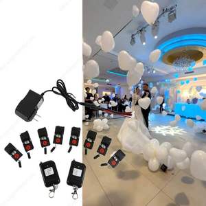 Machine à ballons métalliques à explosion à télécommande sans fil 12 8 Cues, thème romantique, cadeaux de mariage, décorations de fête nuptiale - Product Image 1