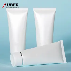 Custom 100ml Eco-friendly Empty Plastic Hand Cream Cosmetic Squeeze Hose Packaging Tube