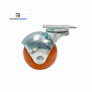 कुंडा पीपी यूनिवर्सल कार्यालय कुर्सी कैस्टर आपूर्तिकर्ता अंगूठी स्टेम फर्नीचर सोफे के लिए 50mm नायलॉन गेंद कॉस्टर पहिया अरंडी - Product Image 4