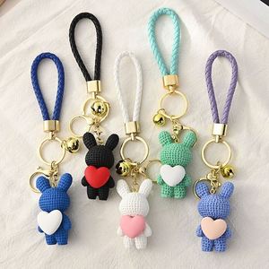 Wholesale Love Bear PVC <b>Keychain</b> Cute Bear 3D Resin Cartoon <b>Keychain</b> Bag Charm Couple Gift Animal Bear <b>Keychain</b> - Product Image 1