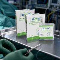 Suture résorbable RTMED PGLA 910 PGA CE ISO13485 tressée avec aiguille USP 2 0 à 6 0 stérile