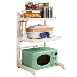 Organisateur de micro-ondes pour <span class=keywords><strong>mini</strong></span>-réfrigérateur à 3 niveaux, <span class=keywords><strong>étagère</strong></span> multifonctionnelle pour <span class=keywords><strong>four</strong></span> à micro-ondes, <span class=keywords><strong>étagère</strong></span> de cuisine, support de comptoir - Product Image 2