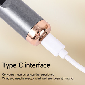 Electric <b>Nail</b> <b>Drill</b> Pen Shape 3.2mm Shank USB Rechargeable Portable <b>Nail</b> Grinder For Daily Use White And Gray - Product Image 3