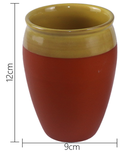 Taza de arcilla de terracota de polímero de diseño moderno, acepta logotipo personalizado, <span class=keywords><strong>tazas</strong></span> de café Chai de cerámica hechas a mano, taza de té de arcilla áspera - Product Image 6