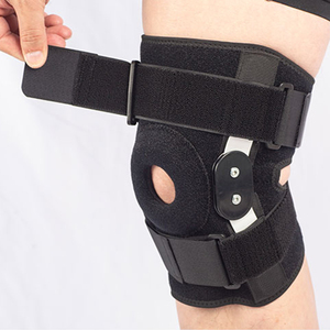 Attelle de genou médicale personnalisée avec stabilisateur de rotule, soutien en néoprène et coussinets en gel pour la protection - Product Image 1