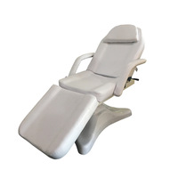 Table de massage/soins esthétiques moderne et minimaliste en PVC, lit de thérapie pliable et portable de qualité professionnelle pour tatouage et broderie