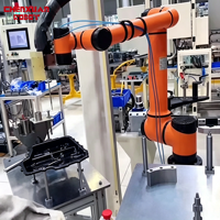 Cobot de distribution collaboratif flexible à 6 axes pour l'application de scellage de pièces automobiles et de coques en plastique
