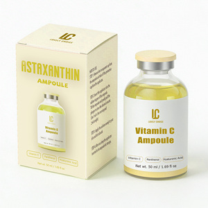 Ampolla Facial Iluminadora con Vitamina <span class=keywords><strong>C</strong></span> de Marca Privada, Suero Facial para un Brillo Máximo, Unifica el Tono de Piel, Esencia Blanqueadora, Fabricantes de Productos para el Cuidado de la Piel OEM - Product Image 1