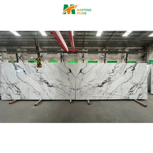 Nhà Máy Trung Quốc trực tiếp đá nhân tạo tấm Vàng calacatta đá cẩm thạch sứ thạch anh đá nhà bếp Countertop - Product Image 4