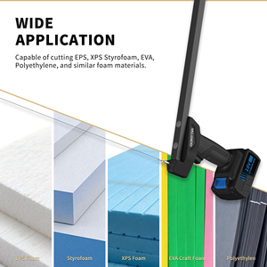 Cortador de Espuma con Hilo Caliente <span class=keywords><strong>MINOVA</strong></span> de 18V y 4.0Ah, Herramienta Manual con 10 Cables de Calentamiento - Product Image 6