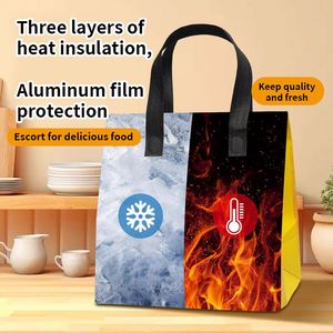 Bolsas Térmicas Desechables para Café y Leche, Impermeables, de Papel de Aluminio y Tela No Tejida, para Comida Caliente o Fría, Entrega a Domicilio - Product Image 5