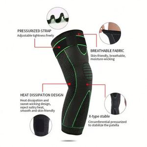 Manchon de compression réglable et protecteur pour genou, soutien complet de la jambe - Product Image 3