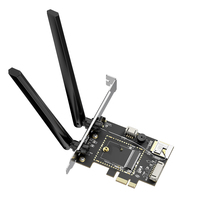 Adaptador Inalámbrico EDUP 600/3000/5400Mbps Tuya Smart con Control Remoto WIFI6 para Juegos, Tarjeta de Red PCIE PCI Express