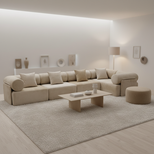 Ensemble modulaire Chesterfield compressé en tissu écologique, emballé sous vide, stable, antidérapant, personnalisable pour salons et salles de sport, avec éponge - Product Image 1
