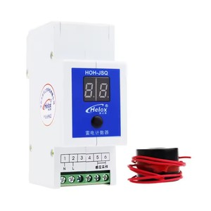 Digitale bliksembeveiliging met bliksembeveiligingsmeter voor DIN-railmontage, intelligente bliksembeveiligingsmeter 220VAC SPD - Product Image 3