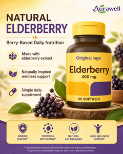 Original Logo Elderberry 400 Mg Softgel Capsules 60 Count Immune Support Herbal <b>Supplement</b> - Product Image 6