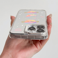 Coque The Color Planet compatible avec les téléphones Apple 16 Pro Max/15 Pro Max avec des lentilles plaquées et des finitions miroir.