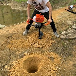 Tarière thermique 52 cm³ à essence la plus vendue avec mèche de forage - Product Image 6