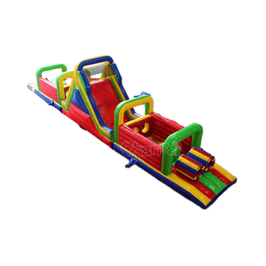 Lớn ngoài trời sân chơi Inflatable các chướng ngại vật bouncy lâu đài Combo Inflatable Slide công viên đồ chơi giải trí bán hàng - Product Image 1