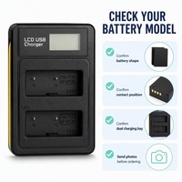 Cargador de Batería Dual para Cámara NP-W126, Base de Carga Rápida Inteligente USB para Personalización de Fábrica al por Mayor, 15 Años de Experiencia OEM