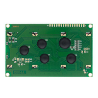 Modul LCD AITEWIN ROBOT 20x4 dengan IC Driver 2004 LED Biru/Kuning Hijau Lampu Latar Karakter Putih