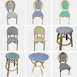 Silla de Jardín Moderna de Madera y Ratán para Exteriores, para Sala de Estar, Hotel, Villa, Cafeterías, Casas de Huéspedes, Balcones, Salones de Té - Product Image 6