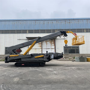 עומס גבוה קיבולת הידראולי עכביש זחילה מנוף טלסקופי 21 מ 'גובה הרמת 20m מוטת מנוע sipaite - Product Image 4