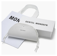 Vente chaude personnalisation luxe mode noir et blanc lunettes optiques boîte étui à lunettes étuis à lunettes lunettes de soleil sac d'emballage