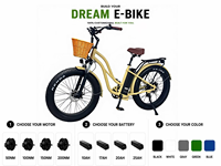 Vélo électrique Bafang à pneus larges, batterie à autonomie étendue 48V15Ah, 7 vitesses, frein à disque mécanique
