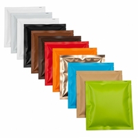 Sachet d'échantillon cosmétique thermoscellé personnalisé, scellé sur 3 côtés, petit emballage plat pour produits de soin de la peau