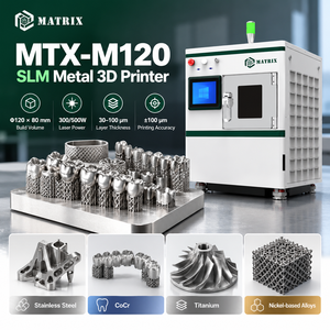 Imprimante 3D automatique 300W avec plateau chauffant en aluminium, connectivité USB, nivellement automatique, laser à fibre - Garantie 1 an - Product Image 1